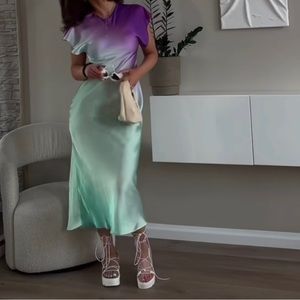 Zara Midaxi Tie Dye Dress